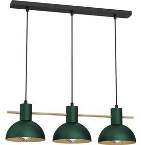 Luminex Żyrandol na lince ESTATE MINI 3xE27/15W/230V zielony LU4372