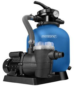 Filtr piaskowy do basenu AQUA 9 600 l/h, niebieska Monzana