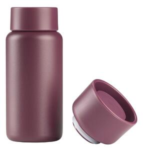 Bordowy kubek termiczny ze stali nierdzewnej 400 ml Singles – Zone