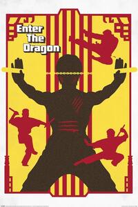 Plakat, Obraz Bruce Lee - Enter the Dragon, (61 x 91.5 cm)