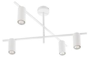 Lampa Sufitowa Lindby, Marilou, ściemnialny, biały, salon, metal, nowoczesny