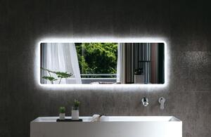 Lustro łazienkowe z podświetleniem LED 2073 - 180 x 70 cm