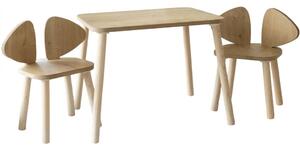 Zestaw dla dzieci stolik i dwa krzesełka Mickey Two Chair Set - Brown