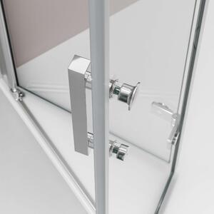 Ścianka prysznicowa z drzwiami łamanymi ze szkła NANO 8 mm DX213 – różne szerokości