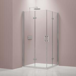 Ścianka prysznicowa z drzwiami łamanymi ze szkła NANO 8 mm DX213 – różne szerokości