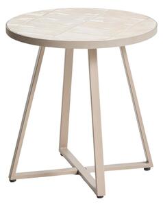 Okrągły stolik ogrodowy z ceramicznym blatem ø 45 cm Tella – Kave Home