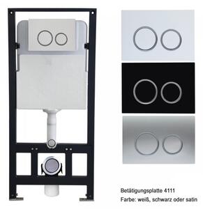 Kompletny pakiet WC 43: Toaleta B-8030R - stelaż podtynkowy G3004A z panelem uruchamiającym spłuczkę - deska Soft-Close