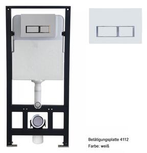 Zestaw WC 1: Toaleta wisząca NT2038 - stelaż podtynkowy G3004A z z panelem uruchamiającym spłuczkę - deska Soft-Close
