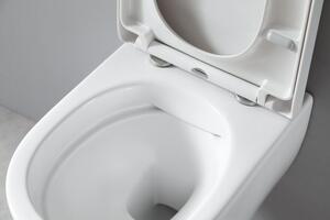 Zestaw WC 3: Toaleta wisząca bezkołnierzowa NT2039 - stelaż podtynkowy G3004A ze spłuczką - deska Soft-Close