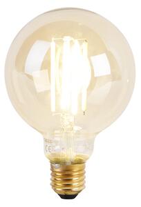 Inteligentna lampa wisząca złota z czarnym 50 cm z Wifi G95 - Tess Oswietlenie wewnetrzne
