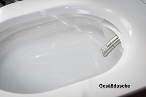 Kompletny pakiet WC 18: Toaleta myjąca bezkołnierzowa BERNSTEIN WC PRO+1102 - stelaż G3008 z panelem uruchamiającym spłuczkę - deska Soft-Close