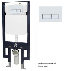 Kompletny pakiet WC 42: Toaleta wisząca B-8030 - stelaż G3008 z panelem uruchamiającym spłuczkę - deska Soft-Close