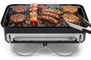 Grill węglowy WEBER Go-Anywhere 1131004 Zamykany, prostokątny, składane nóżki, termoizolacyjny uchwyt, przenośny