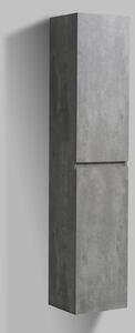 Szafka boczna Alice prawa - 165 x 35 x 30 cm - wygląd betonu