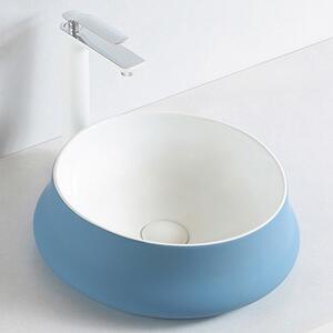 Umywalka nablatowa z ceramiki sanitarnej KW6188 – 45,5 × 45,5 × 15 cm – różne kolory