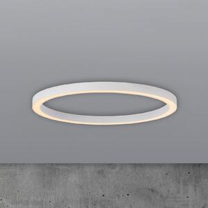 PURE Lampa sufitowa LED Lines, możliwość ściemniania, biały / opal, salon / jadalnia, aluminium, nowoczesny