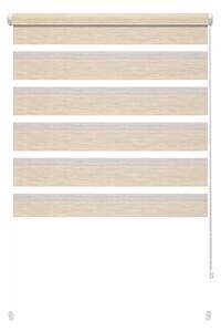 Kremowa roleta dzień i noc 97x150 cm Zebra Silvalin – Gardinia