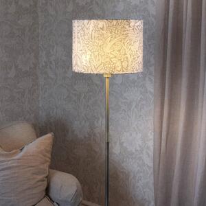 PR Home Lampa stojąca Amy, zielony, salon / jadalnia, tkanina / materiał / jedwab