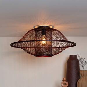 Good & Mojo Lampa sufitowa Maui, możliwość ściemniania, czerwony, salon / jadalnia, bambus, design