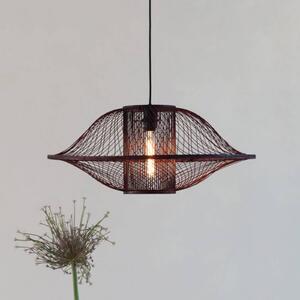 Good & Mojo Lampa wisząca Maui, możliwość ściemniania, czerwony, salon / jadalnia, bambus, design