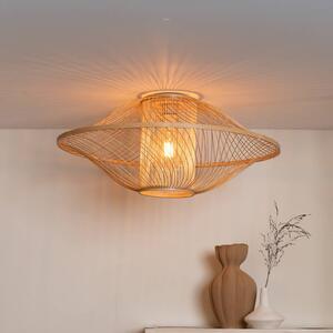 Good & Mojo Lampa sufitowa Maui, możliwość ściemniania, jasne drewno, salon / jadalnia, bambus, design