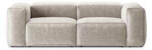 Beżowa sztruksowa sofa 224 cm Bergamo – Cosmopolitan Design
