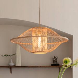 Good & Mojo Lampa wisząca Maui, możliwość ściemniania, jasne drewno, salon / jadalnia, bambus, design