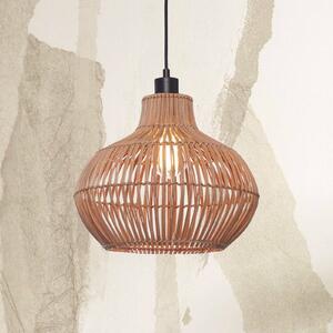 Good & Mojo Lampa wisząca Kalahari, możliwość ściemniania, jasne drewno, salon / jadalnia, drewno, design