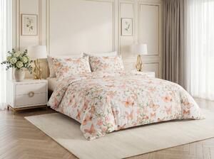 Pościel z mikrofibry ORANGE BUTTERFLY białe Rozmiar pościeli: 2 szt 70 x 80 cm | 160 x 200 cm
