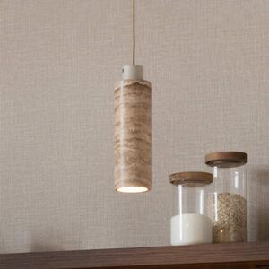 It's about RoMi Lampa wisząca Tivoli, możliwość ściemniania, kremowy / amber, salon / jadalnia, kamień, design