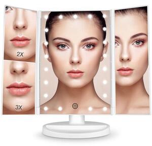 Lusterko kosmetyczne Lusterko świetlne E280 z 21 diodami LED - możliwość wyboru koloru