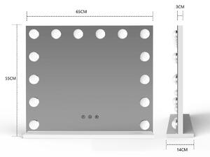 Hollywoodzkie lustro próżności Lustro świetlne E650 z 14 diodami LED - możliwość wyboru koloru