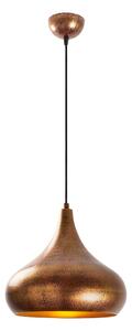 Lampa wisząca w kolorze miedzi z metalowym kloszem ø 30 cm Muba – Opviq lights