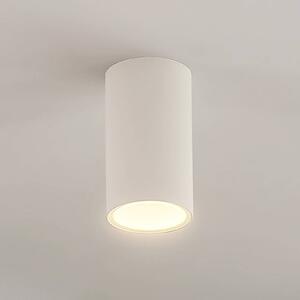 Arcchio downlight Olivir, biały, metal, Ø 6cm, GU10, IP44 Olivir Arcchio, możliwość ściemniania, biały / opal, przedpokój, aluminium, nowoczesny