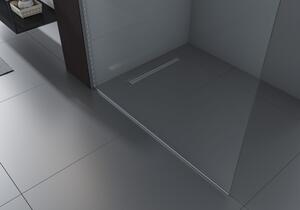 Ścianka prysznicowa Walk-In EX102-2 - szkło bezpieczne 10 mm z powłoką Nano - profil 14 mm - różne szerokości i kolory