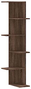 Elegancka półka ścienna brązowy dąb Dąb K4-L25