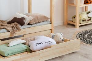 Drewniane łóżko domek FELIKS