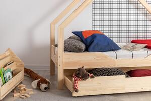 Drewniane łóżko NIKO