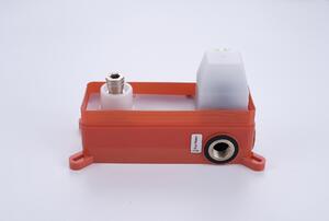 Designerska ścienna bateria umywalkowa XELO - w komplecie z korpusem podtynkowym - możliwość wyboru koloru