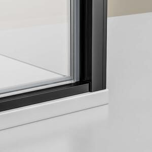 Prysznic narożny z drzwiami obrotowymi NT604 FLEX - szkło nano bezbarwne 6 mm - możliwość wyboru koloru profilu