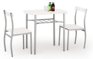 EMWOmeble LANCE zestaw: stół + 2 krzesła, biały