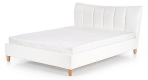 EMWOmeble SANDY łóżko tapicerowane biały