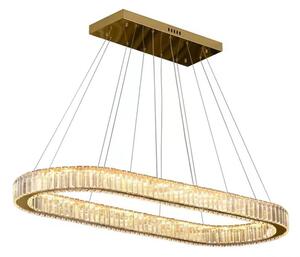 Lille - lampa wisząca nowoczesna 80cm 26W złoty biały