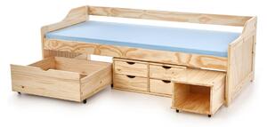 EMWOmeble MAXIMA 2 łóżko młodzieżowe drewno lite sosnowe