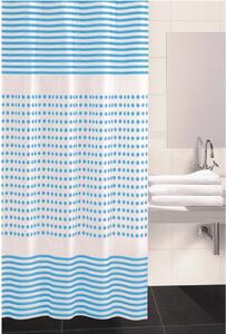 Koopman Zasłona prysznicowa Darja niebieski, 180 x 180 cm