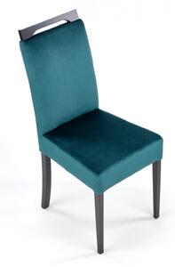 EMWOmeble CLARION 2 krzesło czarny / tap: MONOLITH 37 (c. zielony)
