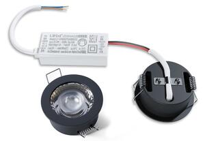 Punktowy reflektor wpuszczany LED kolor neutralny biały - Ø 45 x 22,3 mm - IP65 - możliwość wyboru ramy montażowej
