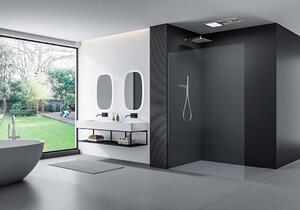 Ścianka prysznicowa Walk-In EX103S - powłoka NANO - szkło bezpieczne 10 mm - Wymiary do wyboru