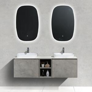 Zestaw mebli łazienkowych Inalco 1500 Open Storage z umywalką - możliwość wyboru koloru