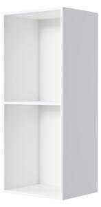 Półka wnękowa ścienna biała EG2520 z półką - odlew mineralny - 25 x 20 cm (wys. x gł.) - opcjonalnie spot LED - różne szerokości